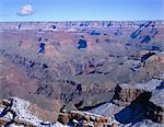 Grand Canyon in winter, UNESCO World Heritage Site, Arizona, United States of America (U.S.A.), North America