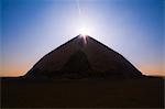 The Bent Pyramid, Pyramid field of Dahshur, UNESCO World Heritage Site, Egypt, North Africa, Africa