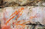 Aboriginal rock art, Ubirr, Kakadu National Park, UNESCO World Heritage Site, Northern Territory, Australia, Pacific