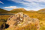 The Temple, Mt. Jerusalem and Lake Salome, Walls of Jerusalem National Park, Tasmania, Australia, Pacific