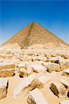 The Red Pyramid (Senefru Pyramid), Dahshur, UNESCO World Heritage Site, near Cairo, Egypt, North Africa, Africa