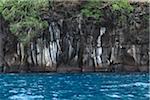 Pacific coastline rock formation along Ranvetlam in the northern part of Ambrym Island in Vanuatu