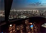 Aerial view from helicopter of Empire State Building, New York, USA