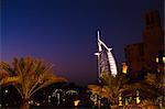 View of Burj Al Arab at night