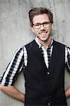 Portrait of young smiling man