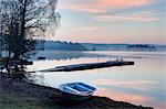 Sunrise at a lake