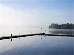 A jetty at sunset