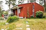A red house, Sweden.
