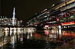 Scandinavia, Sweden, Stockholm, View of Sergels torg square at night