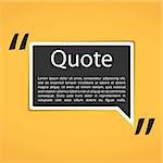 Design element for your text with quotes, vector eps10 illustration