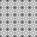 Decorative Ornamental Background. Abstract Geometric Retro Pattern