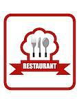 red restaurant icon. cooking concept icon for restaurant menu