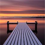 Jetty at sunset