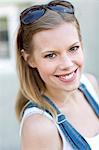 Portrait of young woman, Stockholm, Sweden