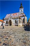 St Mark's Church in Trg Svetog Marka in Gornji Grad Upper Town, Zagreb, Croatia