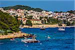 Water activities and beachfront at the Amfora Grand Beach Resort in Hvar Town on Hvar Island, Croatia