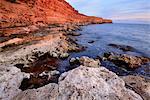 Beach cliffs at Kazachia Bay near Sevastopol, Crimea, Ukraine