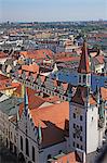 Germany, Bavaria, Munich, Old Town Hall at Marienplatz