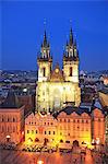 Czech Republic, Historic Centre of Prague, UNESCO World Heritage Site,  Old Town Square