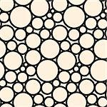 Dot circle lace seamless pattern net. Black cell textile openwork knit. Texture hosiery knit.