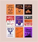 Great designed posters for halloween holidays