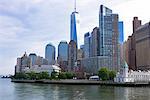 Skyline by the Battery Park, Manhattan, New York, United States