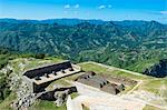 View over the beautiful mountains around the Citadelle Laferriere, UNESCO World Heritage Site, Cap Haitien, Haiti, Caribbean, Central America