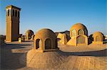 Roof, including windtower for air cooling, of late 18th century Qajar mansion, now Serai Ameriha Hotel, Kashan, Iran, Middle East