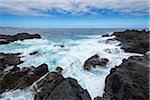 Lava Rock Coast, Garachico, Tenerife, Canary Islands, Spain