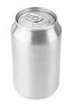 330 ml aluminum beverage drink soda can isolated on white with clipping path