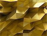 Beautiful gold abstract background. 3D illustration. Template fow your design