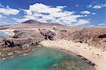 Playa Papagayo beach, near Playa Blanca, Lanzarote, Canary Islands, Spain, Atlantic, Europe