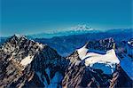 Flightseeing through peaks of Mt. Denali and the Alaskan mountain range, Alaska, United States of America, North America