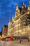 Guild houses in Main Market Square, Antwerp, Flanders, Belgium, Europe