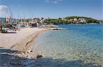 Beach, Lumbarda, Korcula, Dubrovnik-Neretva County, Dalmatia, Croatia, Europe