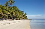 The beach at San Juan on the southwest coast of Siquijor, Philippines, Southeast Asia, Asia