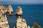 View from Ponta da Piedade, Lagos, Algarve, Portugal, Europe