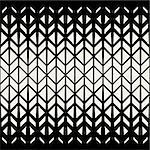 Vector Seamless Black  White Geometric Triangle  Lines Pattern Background