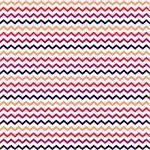 Vector Chevron seamless pattern. Colorful zigzag on white background