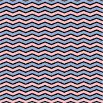 Vector Chevron seamless pattern.Blue and pink zigzag on black background