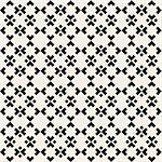 Vector Seamless Black And White Simple Ethnic Square Pattern Abstract Background