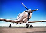 picture of a sports plane against a blue sky