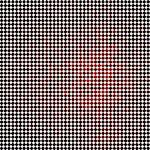 abstract vector colored round dots background - dark red