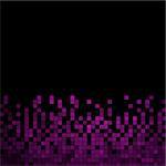 abstract vector square pixel mosaic background - purple