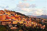 Fianarantsoa Haute Ville in the afternoon, central area, Madagascar, Africa