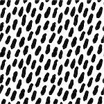 Seamless Pattern Brush Strokes. Vector Illustration of Grunge Tileable Background.