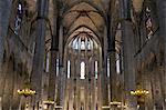 Spain, Catalonia, Barcelona, church of Santa Maria del Mar.