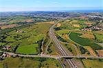 France, Northern France, Pas de Calais. Boulogne sur Mer. Highway 16 and Echinghen viaduct.