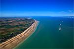 France, Northern France, Pas de Calais. Three ferries in the channel connecting Calais to Dover.