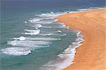 Portugal, Nazare. Praia do Norte. The northern beach.